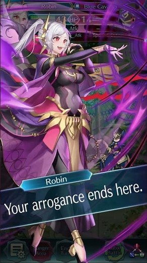 Female Rearmed Robin Critical Quotes - Fire Emblem Heroes #Shorts #Nintendo #FireEmblem