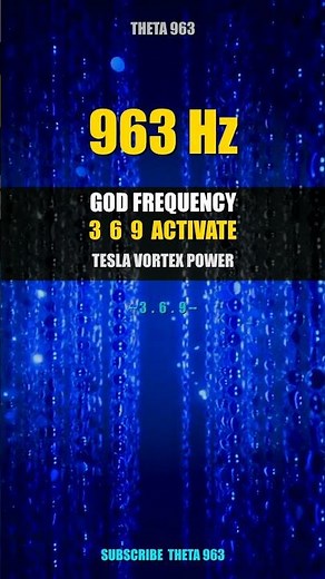 GOD FREQUENCY | 3 6 9 ACTIVATE | TESLA VORTEX POWER #Shorts #Theta963