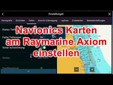 Setting up Navionics charts on the Raymarine Axiom+ plotter - from Busse Yachtshop