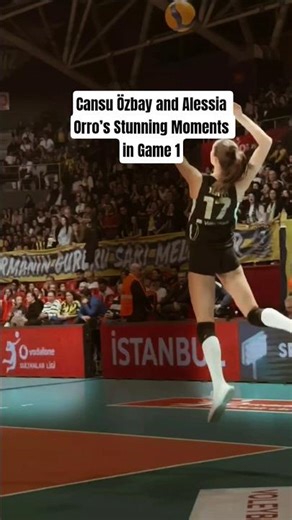 Block vs Dump – Setter Battle! ⚡ #cansuözbay #alessiaorro