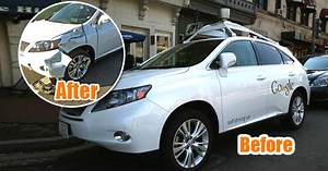 Google self-driving car fails public test, causes accident after crashing into public transit bus (Watch video)