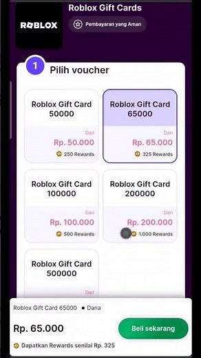 Tutorial Top Up Robux Aman dan Murah #roblox #codashop #playstore