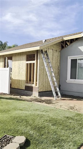Here's a quick peek at the home addition project we're working on in Santee. CSL#952237 #bartbassconstruction #sandiegocontractor #homeimprovementcontractor #homeremodel #homerenovation #homeaddition #homeimprovement #santee #sandiego #smallbusiness | Bart Bass Construction