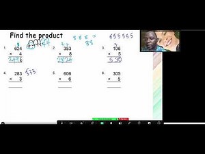 3 by 1 Digit Multiplication