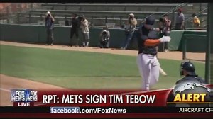 472K views · 13K reactions | Fox News Alert: The New York Mets are signing Tim Tebow to a minor-league contract | Fox & Friends | Facebook