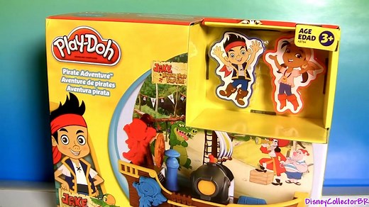 Play Doh Pirate Adventure Ship Disney Jake and the NeverLand Pirates Playdough Aventura Pirata | Fun Toyz Collector