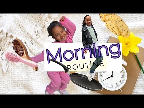 ✨ Girls' Morning Routine Before School 👗🎒 | Prep, Hair & Surprise Pancakes 🥞