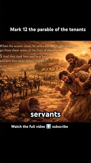 Mark 12 the parable of the tenants #jesus #scriptureexplained #bibleverse #scriptureoftheday