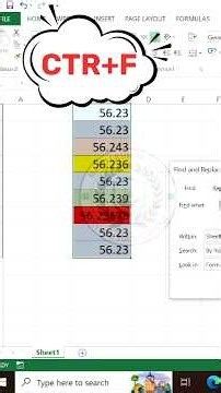Excel Find & Replace Trick: Replace Exact 56.23 with 100 Match Entire Cell + Wildcard (*) Explained