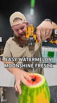 Easy Watermelon Moonshine Fresca #moonshine #bigchuk #moonshiners