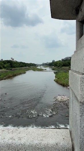 The Stunning View of Kyoto's Kamogawa River from Kamo Ohashi Bridge