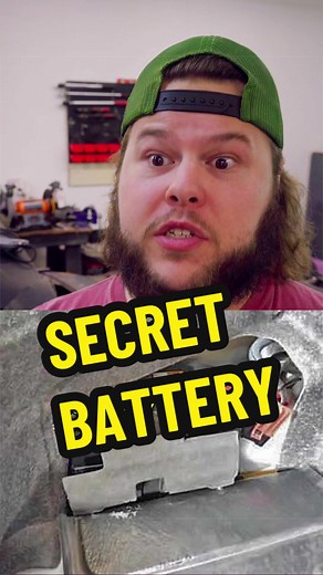 Did you know about this secret battery in your car? #mechanic #car | car battery