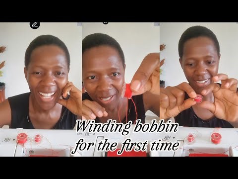 Winding bobbin for the first time - Didn't expect this.