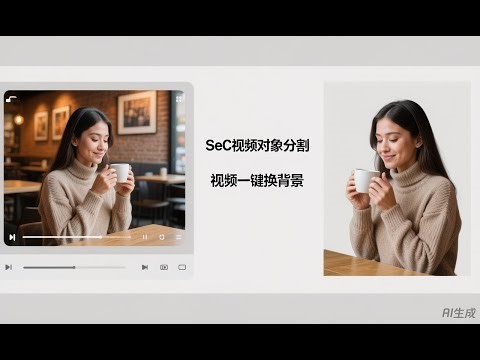 SeC - 视频对象分割/AI抠像/视频绿幕抠像/视频一键换背景 支持50系显卡 一键整合包下载