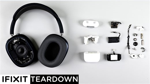 iFixit Shares AirPods 4 and USB-C AirPods Max Teardown Video