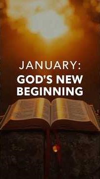 January 2026: A Biblical Beginning | Start the Year with God✨📖🌅🙏#shorts