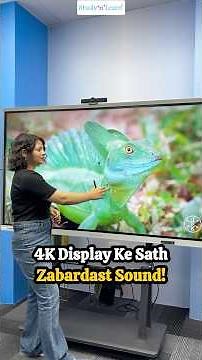 Interactive Flat Panel 75 Inch With In-Built Speakers & 4K Display For Best Audio Visual Experience