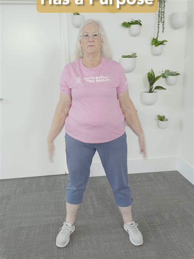 If you want to feel good in your body, click the link in our bio and we’ll help you out. Remember, Every move has a purpose!. Start small, move kindly, feel better. ✅