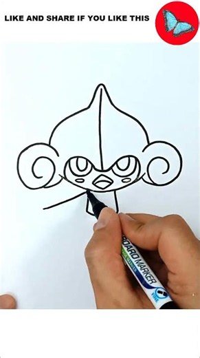 How To Draw Pokemon - Meditite #drawing #art #pokemon