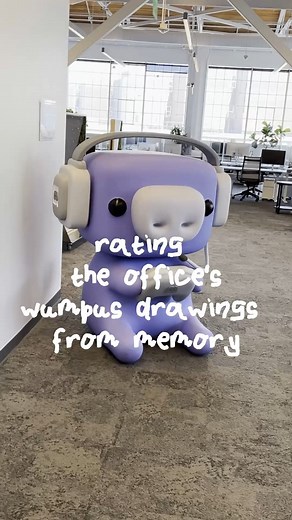 Discord | rating the discord office’s wumpus drawings from memory | Instagram