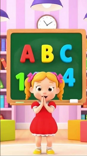 ABCD & 1234 Learning Song 🎵 | Kids Education Cartoon | Baby Learning Short