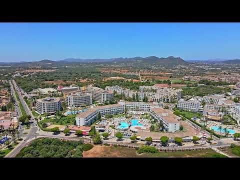 Protur Sensatori Biomar Hotel in Sa Coma // Aerial View of Mallorca