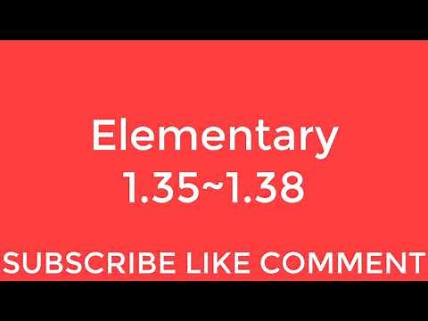 New English File Elementary listening 1.35~1.38