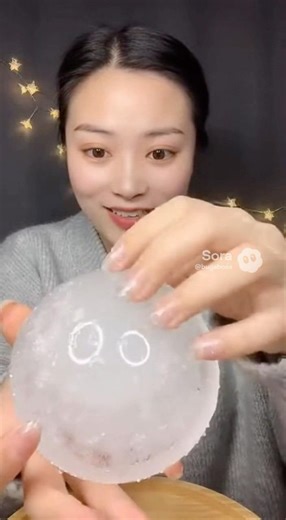 ASMR Ice Ball Tapping