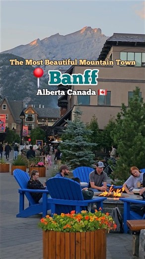 Banff Alberta Canada 🇨🇦 The Most Beautiful Mountain Town in the world. #Banff