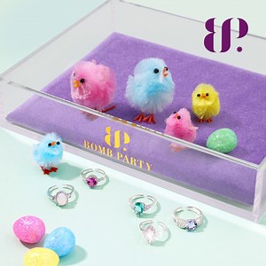 7.4K views · 101 reactions | Kids Bombs by Bomb Party® are full of surprise and delight! Join a LIVE party with your little one to reveal a gorgeous adjustable ring just for them!  | Bomb Party | Facebook