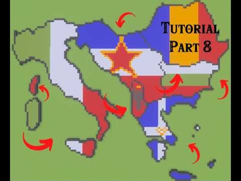How to build 1945 Italy and the Balkans in Minecraft