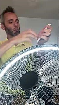Demonstrating the Fan's Light and Remote Functionality