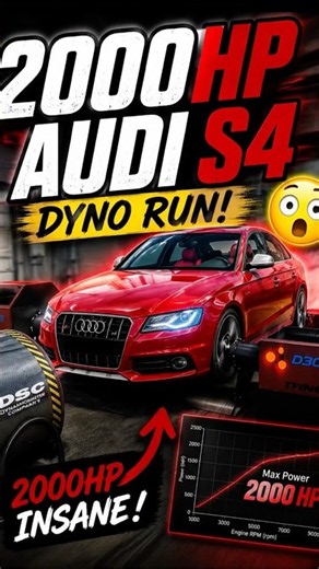 2000HP Audi S4 on the Dyno 😳 | BeamNG.drive #beamngdrive #audi