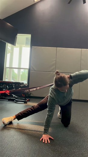 Adductor Stretch with T Spine Rotations