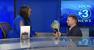 WATCH: News Anchor Gobsmacked When Her Boyfriend Surprises Her With On-Air Marriage Proposal
