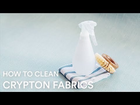 How To Clean Crypton Fabrics