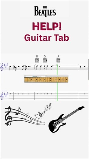The Beatles - HELP! | Guitar Tab - 2