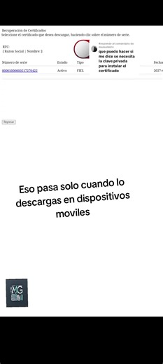 Cómo guardar tu certificado SAT en dispositivos móviles