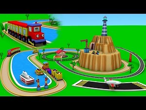 Kereta Api Toy train videos for Children - Trains for children Choo train cartoon -