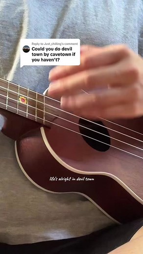 Replying to @Just_chilling so many of u guys are cavetown fans and i love it #deviltown #cavetown #uke #ukulele #ukulelecover #cover #song #coversong #singing #music