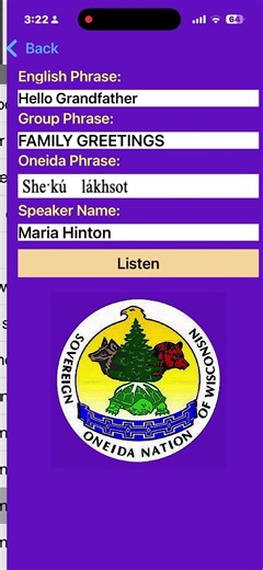 Oneida Language