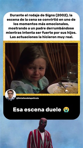 Las actuaciones la hacen sentirse demasiado real | Signs (2002) 😭