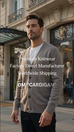 Custom Cardigan Wholesale Manufacturer | High-Quality Knitwear