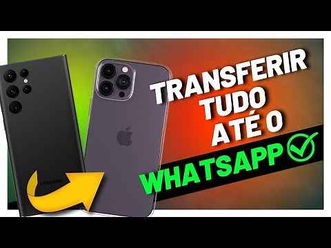 Como Transferir TODOS arquivos de um ANDROID para IPHONE, CONVERSAS DO WHATSAPP PASSO A PASSO 2023
