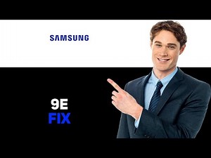 How To Fix Samsung Dishwasher Error Code 9E Meaning Causes Solutions 2025