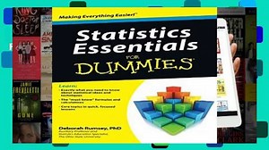 Review Statistics Essentials For Dummies