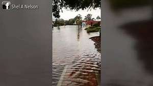 And the flooding begins... This was taken in yesterday in New Bern. Live updates on Hurricane Florence: abc11.com/4229794/ | ABC11 WTVD