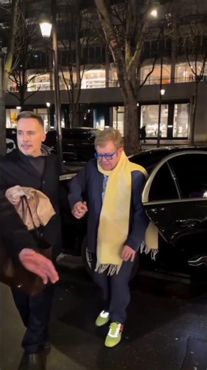 Elton John Spotted After Jacquemus Show in Paris #shorts