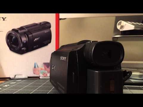 Sony FDR-AX33 to portable hard drive