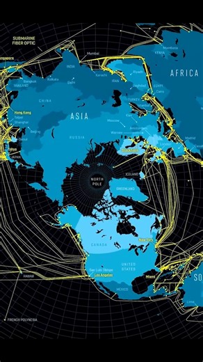 39K views · 1K reactions | El 99% de los datos fijos y móviles del mundo viajan por cables submarinos de fibra óptica. | NAOV | Facebook